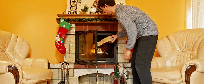 Rusted Metal Fireplace Restoration in East Ridge, Tennessee